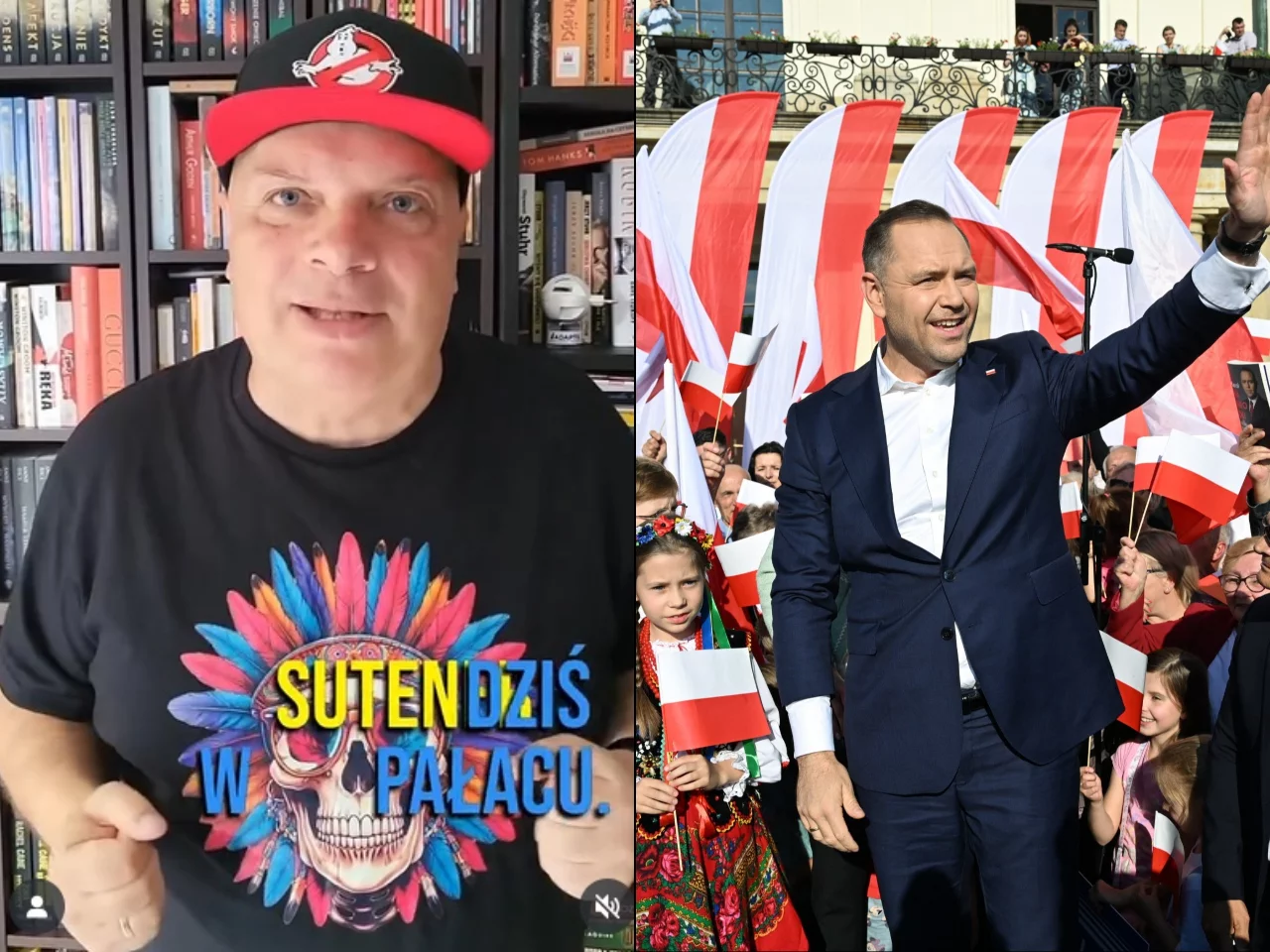 Krzysztof Skiba i Karol Nawrocki