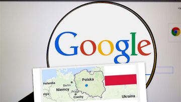 Polska na mapie Google