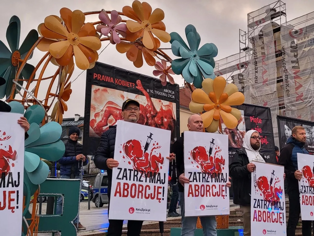 Manifestacja przeciwko aborcji