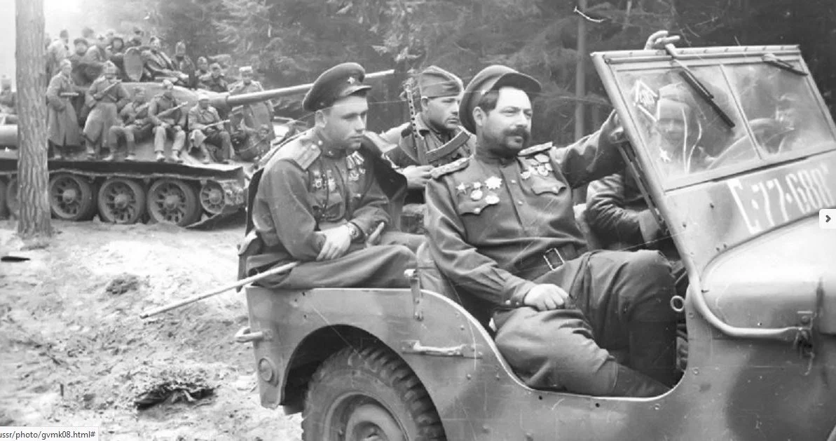 Armia Czerwona w czasie operacji berlińskiej, 1945