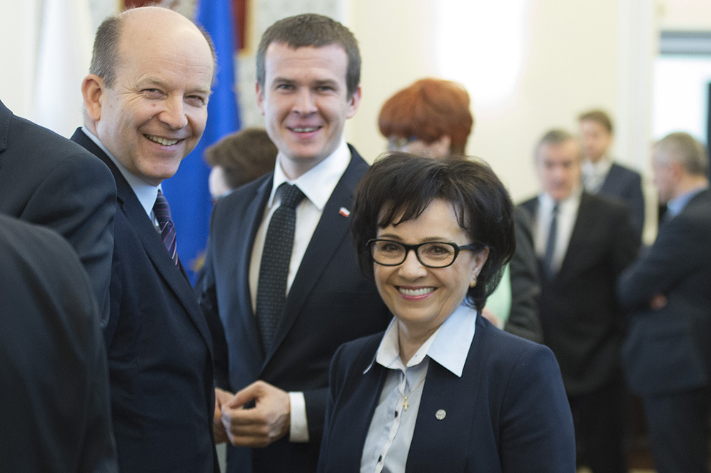Elżbieta Witek podczas posiedzenia rządu