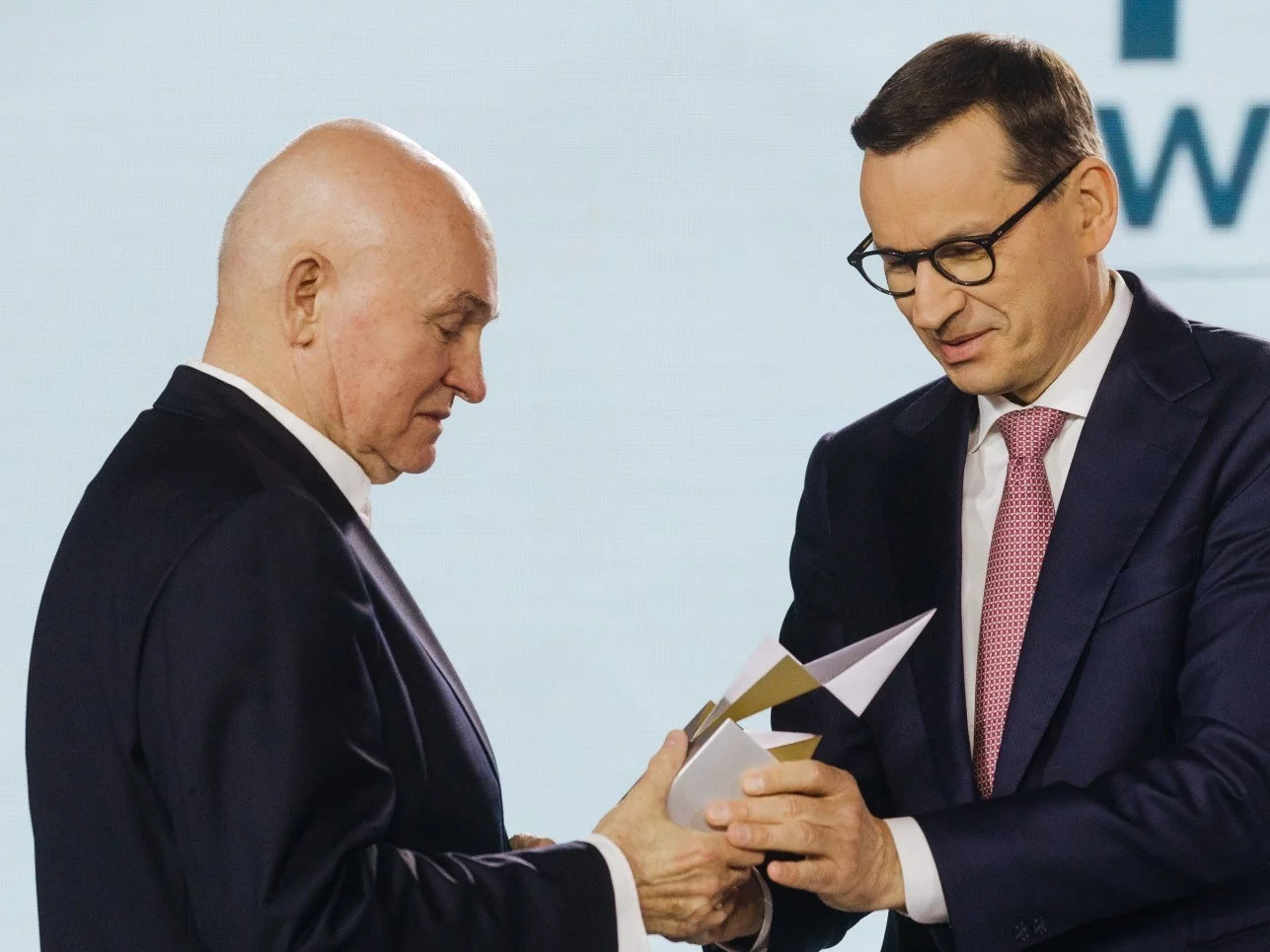 Janusz Kapusta i Mateusz Morawiecki