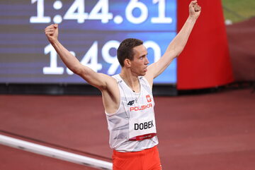 Polski biegacz Patryk Dobek
