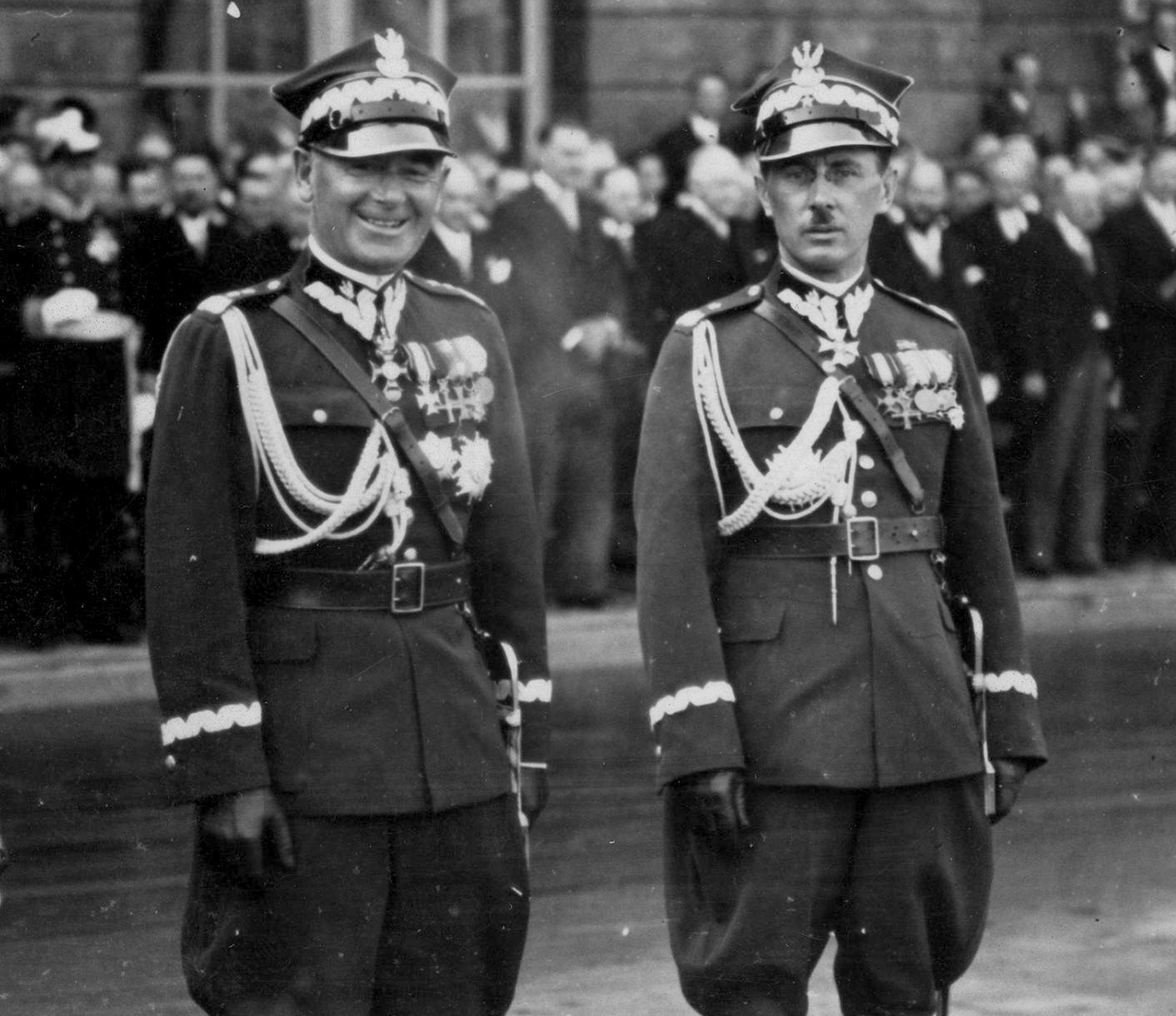 gen. Edward Śmigły-Rydz i gen. Wacław Stachiewicz