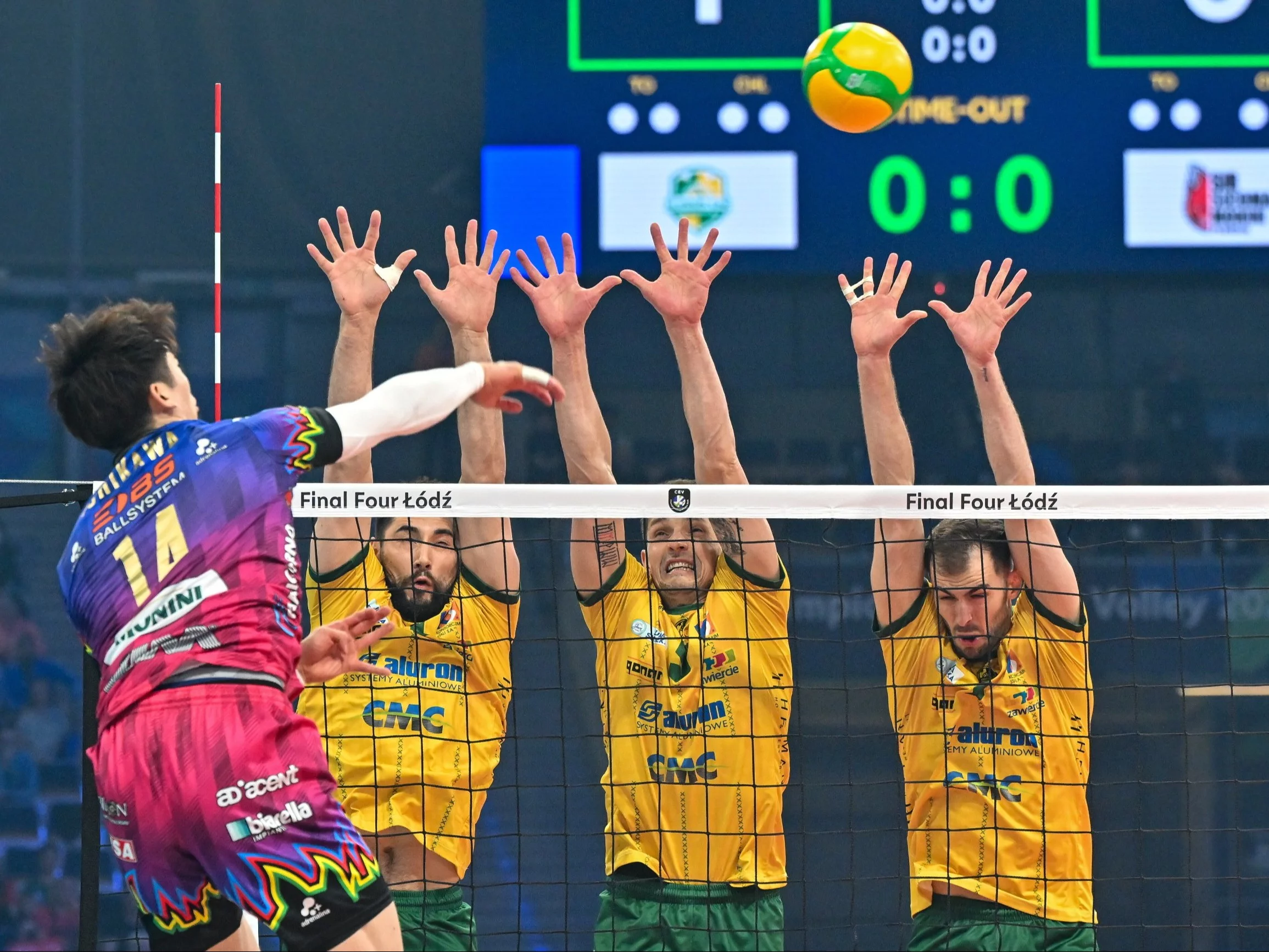 Łódź, 18.05.2025. Mecz Perugia - Aluron CMC Warta Zawiercie