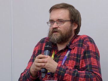 Polski pisarz fantasy Andrzej Pilipiuk