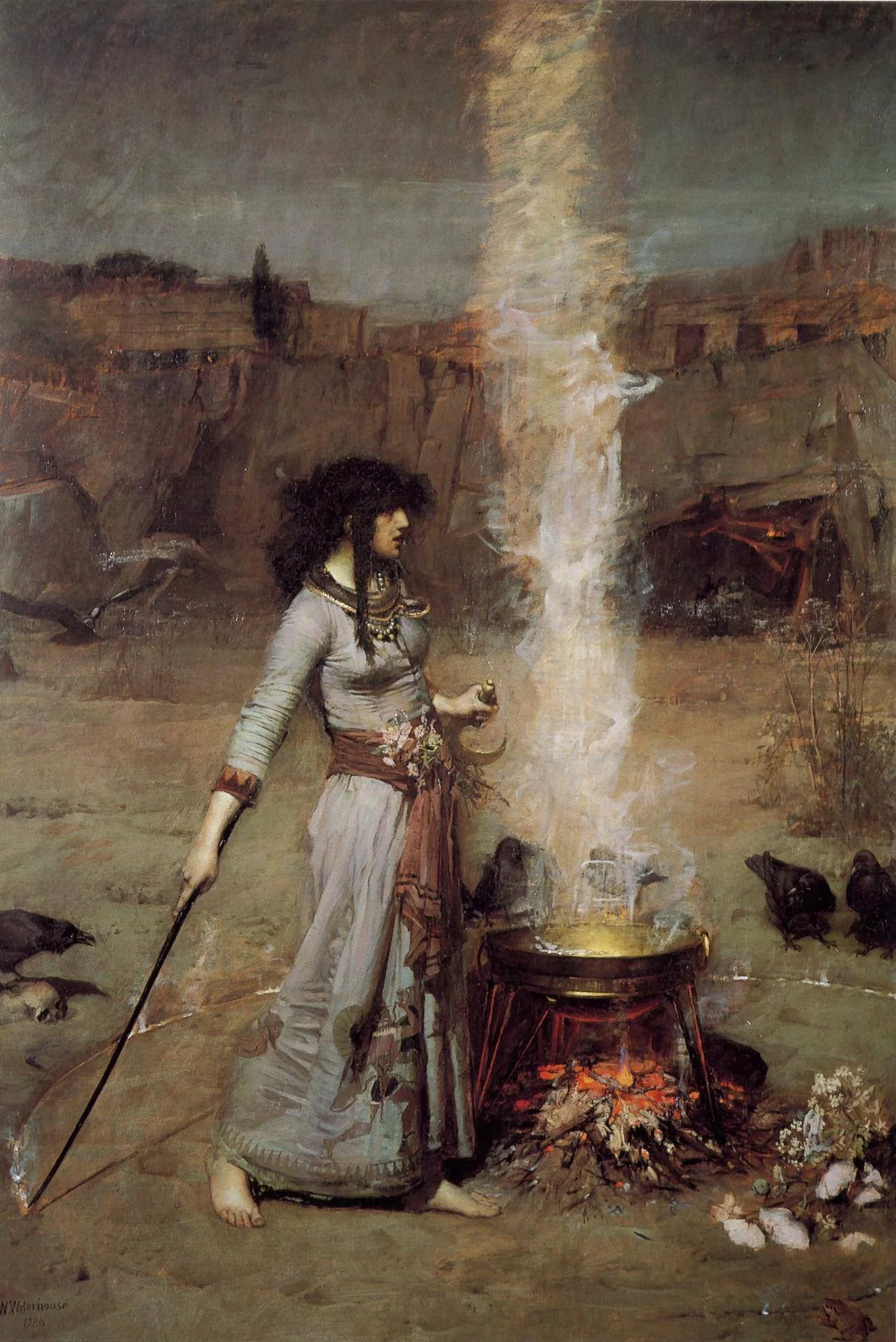 "Magiczny krąg" - John William Waterhouse