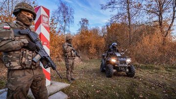 Polskie służby na granicy
