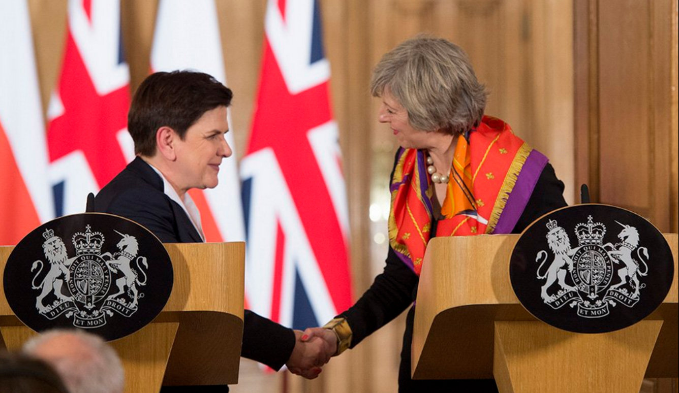 Beata Szydło i Theresa May