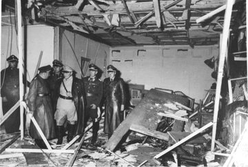Pomieszczenie, gdzie wybuchła bomba, Wilczy Szaniec