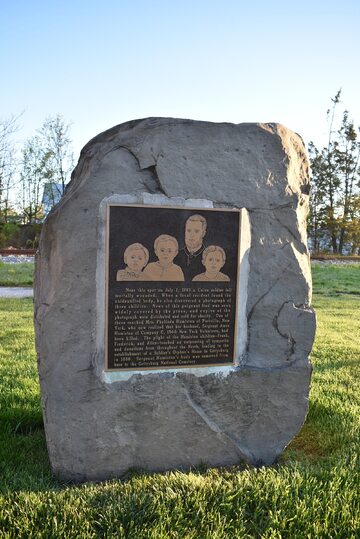 Pomnik Amosa Humistona i jego dzieci w Gettysburgu