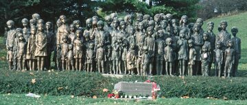 Pomnik dzieci zamordowanych przez Niemców w Lidicach