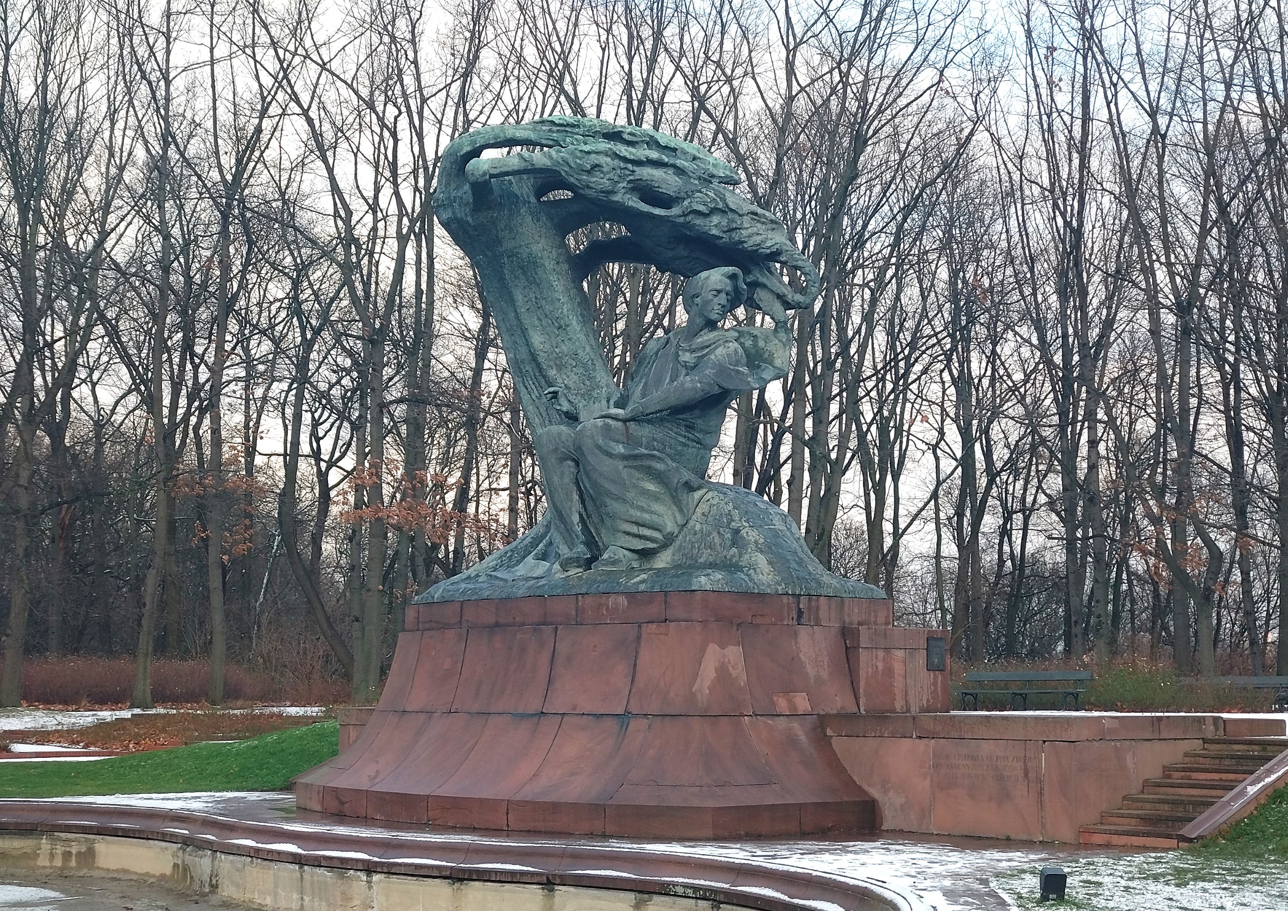 Pomnik Fryderyka Chopina. Łazienki, Warszawa