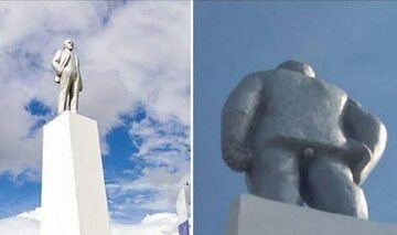 Pomnik Lenina w Jakucji