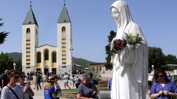 Pomnik Matki Bożej w Medjugorie