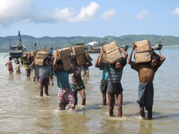 Pomoc humanitarna w Birmie, zdjęcie ilustracyjne