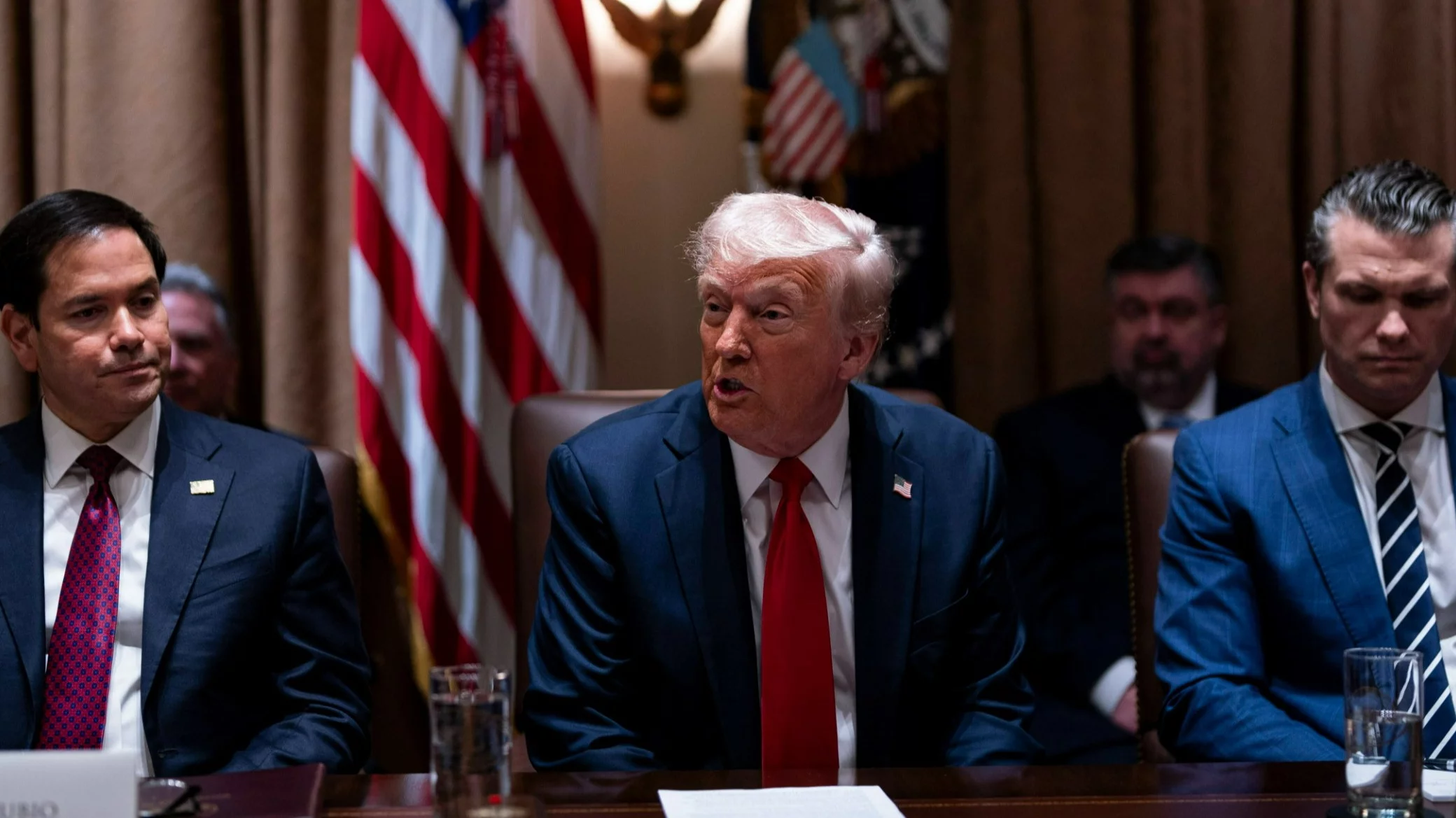 Marco Rubio, Donald Trump, Pete Hegseth