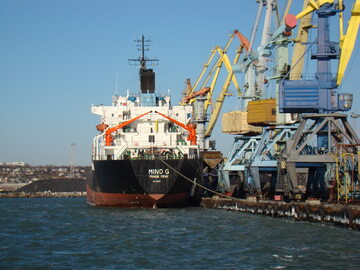 Port w Berdiańsku, zdjęcie ilustracyjne