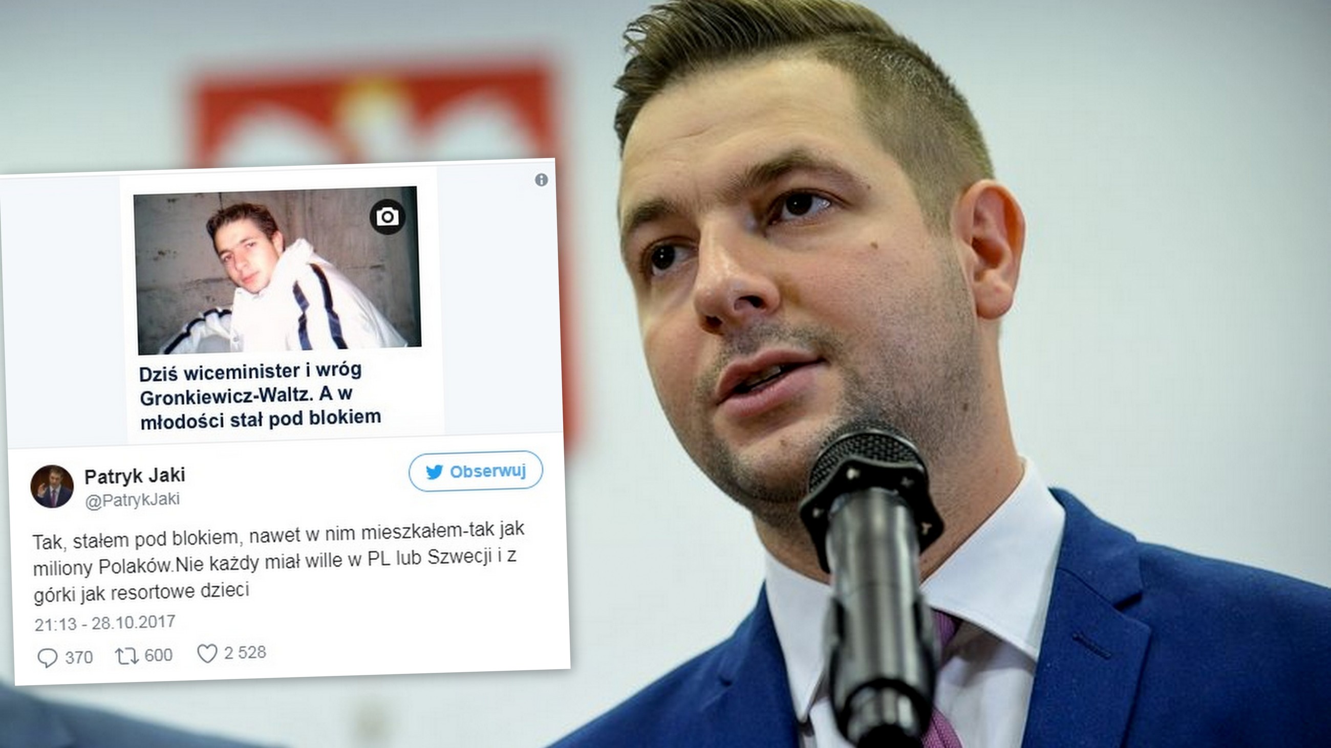 Patryk Jaki, wiceminister sprawiedliwości