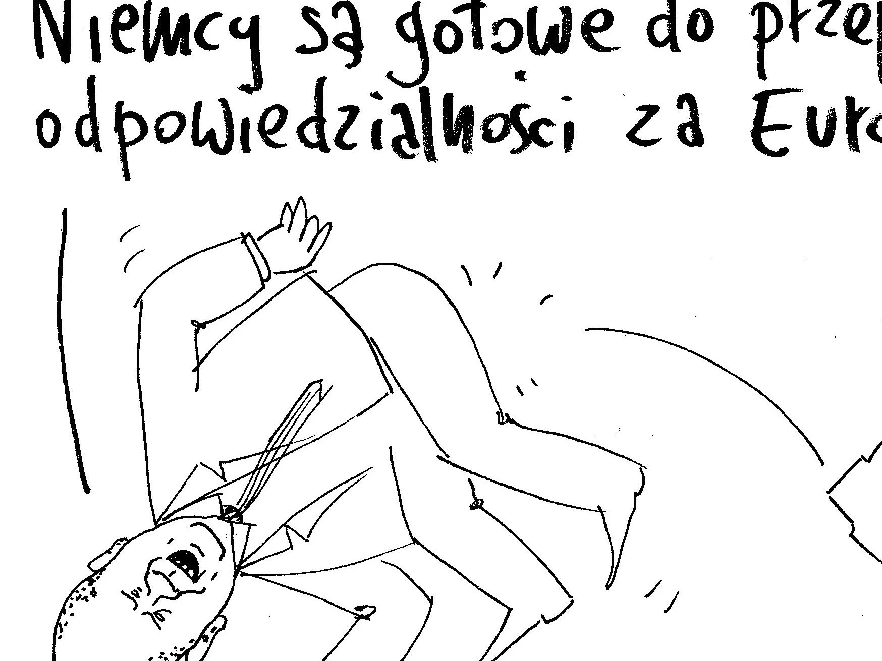 Rysunek Cezarego Krysztopy dla DoRzeczy.pl