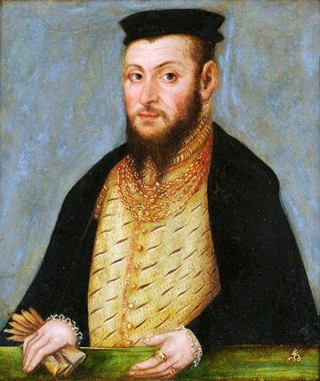 Portret Zygmunta II Augusta, warsztat Lucasa Cranacha, ok. 1555 r.