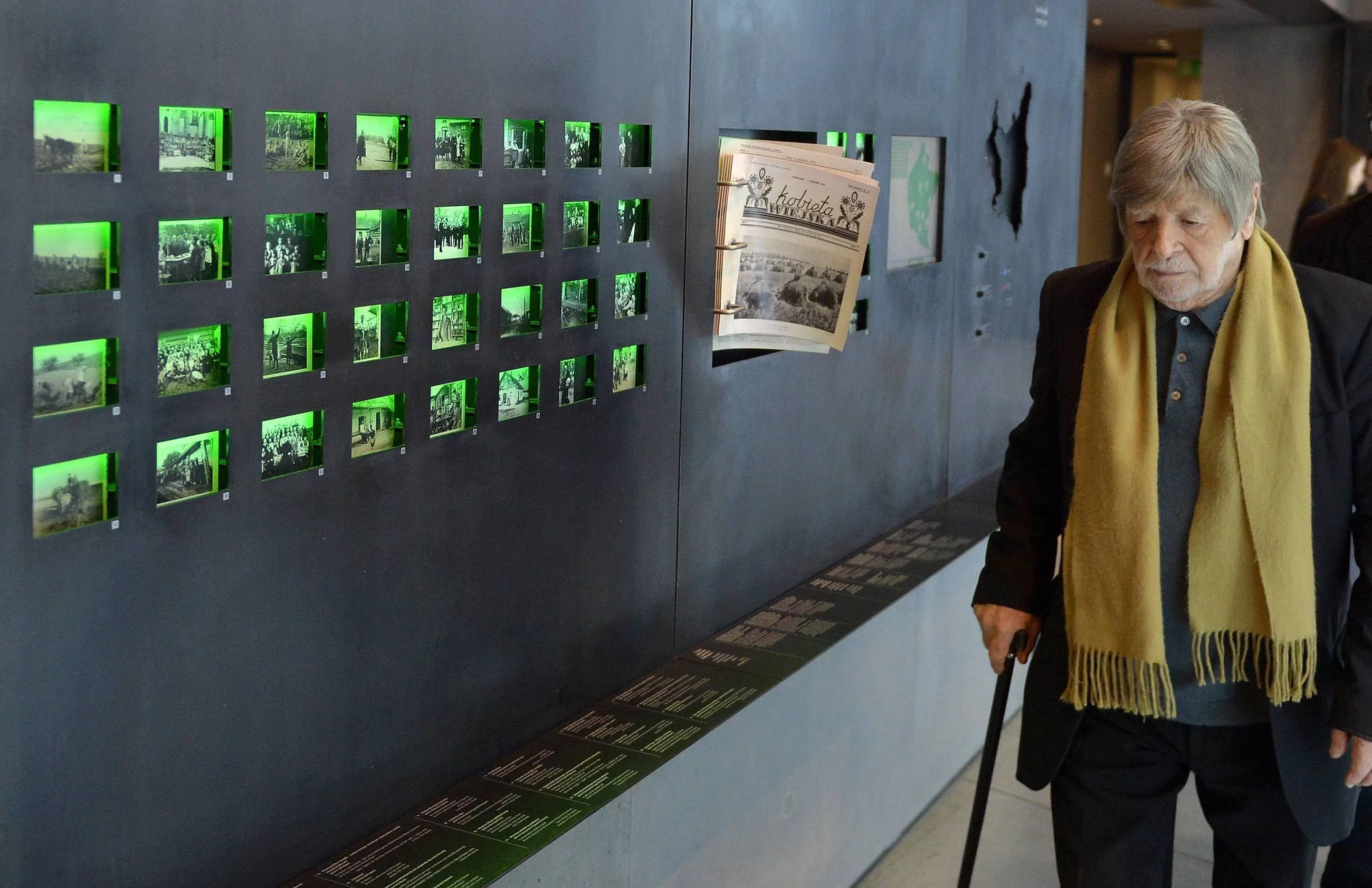 Były ambasador Izraela w Polsce Szewach Weiss w Muzeum Polaków Ratujących Żydów