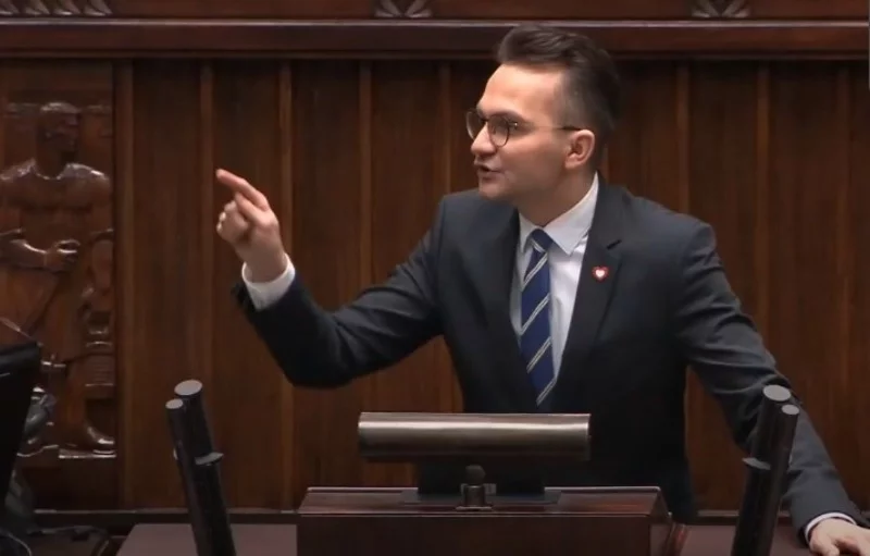 Poseł KO Adrian Witczak