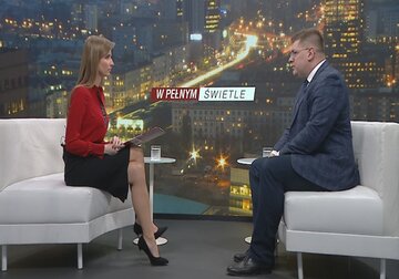 Poseł Kukiz’15 Tomasz Rzymkowski w programie Ewy Bugały „W pełnym świetle” w TVP