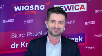 Poseł Lewicy Krzysztof Śmiszek