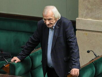 Poseł PiS Ryszard Terlecki na sali obrad Sejmu w Warszawie