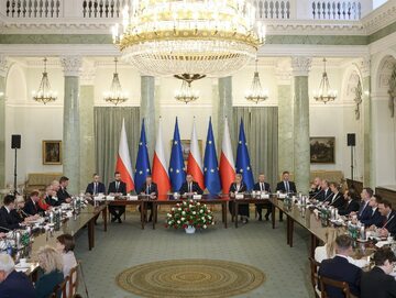 Posiedzenie Rady Gabinetowej w Pałacu Prezydenckim