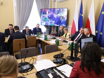 Posiedzenie sejmowej Komisji Kultury i Środków Przekazu w Sejmie w Warszawie.