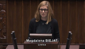 Posłanka Magdalena Biejat (Lewica)
