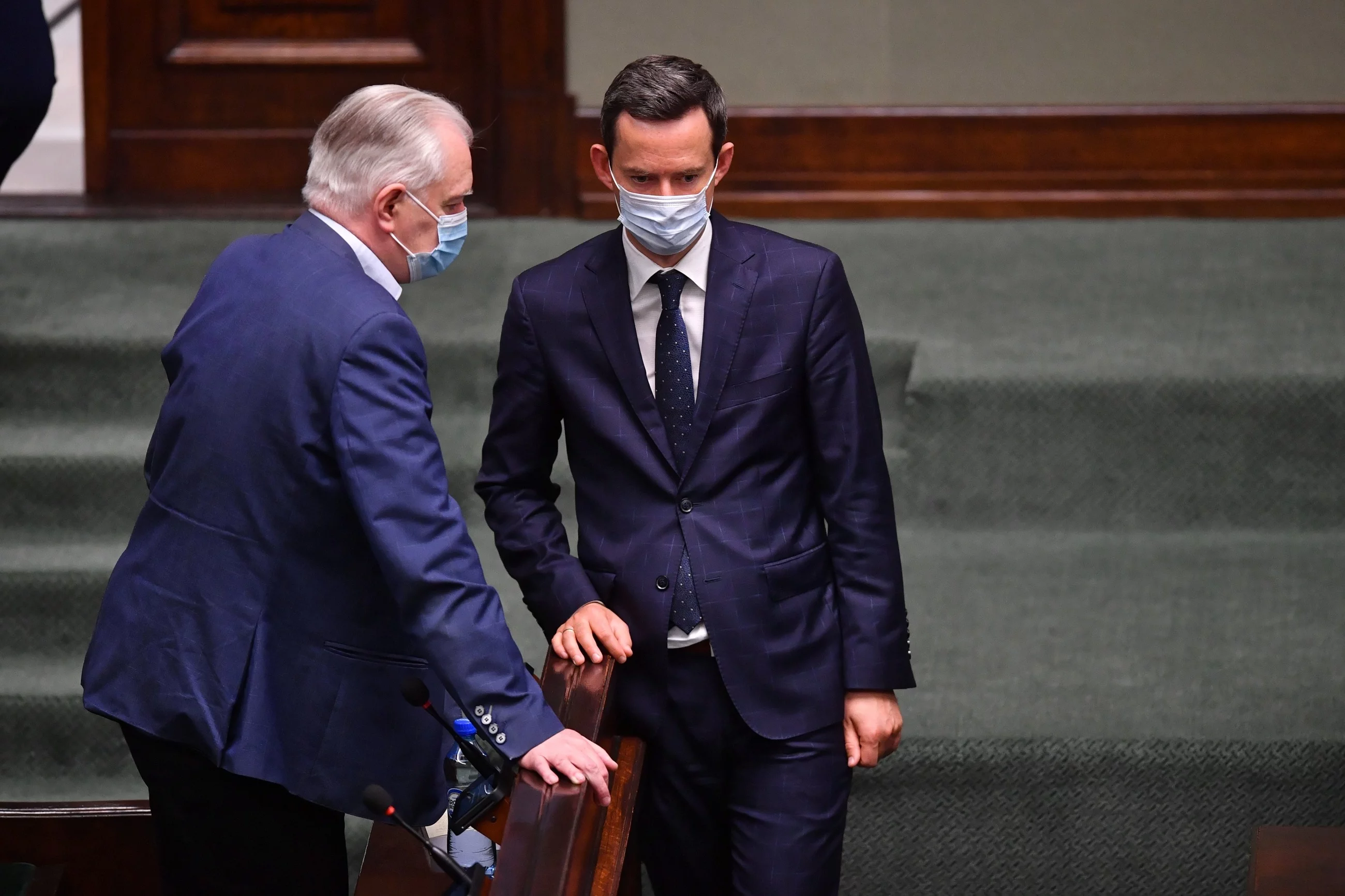 Jarosław Gowin i Marcin Ociepa w Sejmie