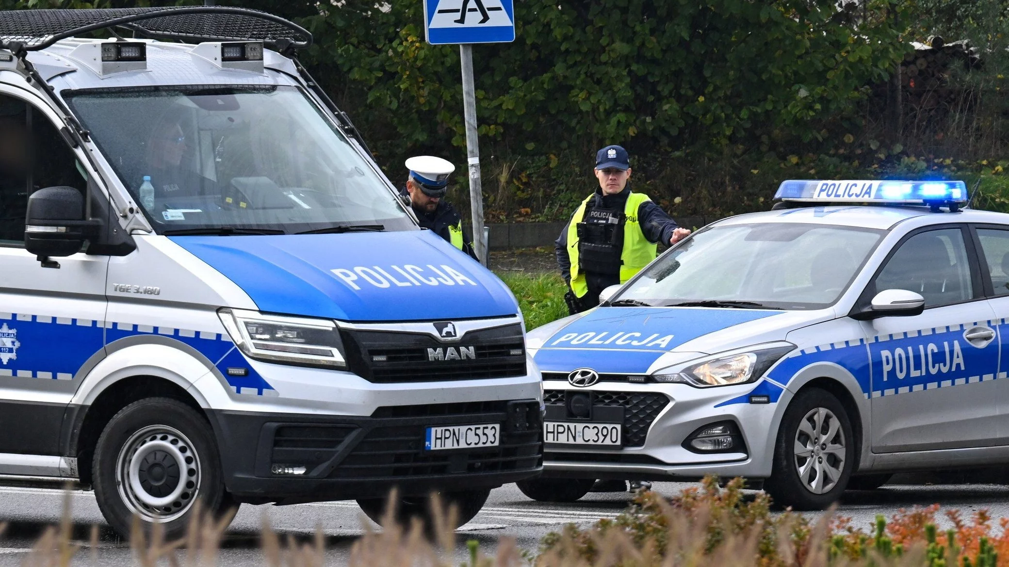 Policyjna obława, zdjęcie ilustracyjne