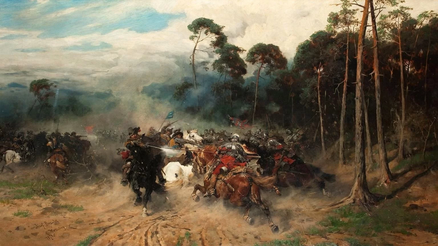 Józef Brandt - Potyczka ze Szwedami