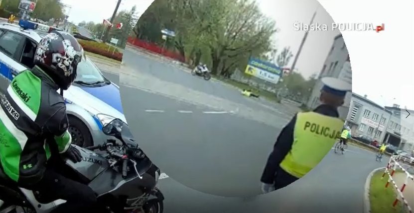 Potrącenie policjanta