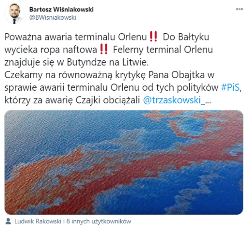 Wiceburmistrz Wilanowa opublikował zmanipulowaną informację