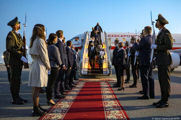 Powitanie pary prezydenckiej na Ukrainie