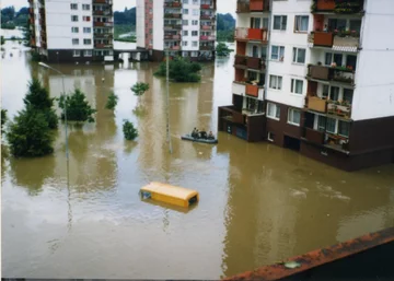 Powódź na wrocławskim osiedlu Kozanów, 1997 rok