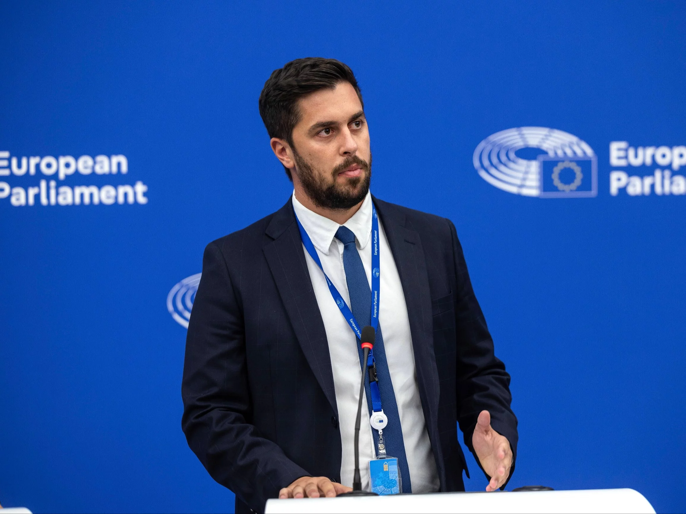 Grecki europoseł Emmanouil Fragkos (EKR)