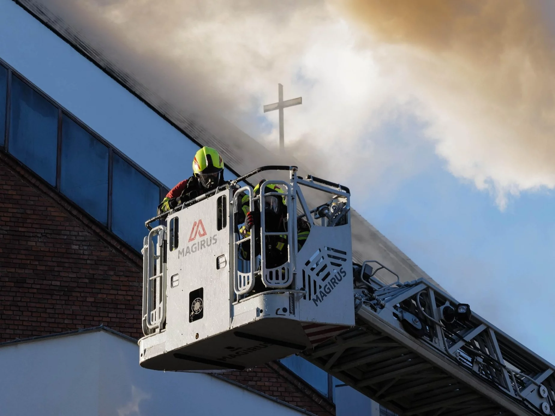Pożar kościoła w Lublinie. "Straty są ogromne"