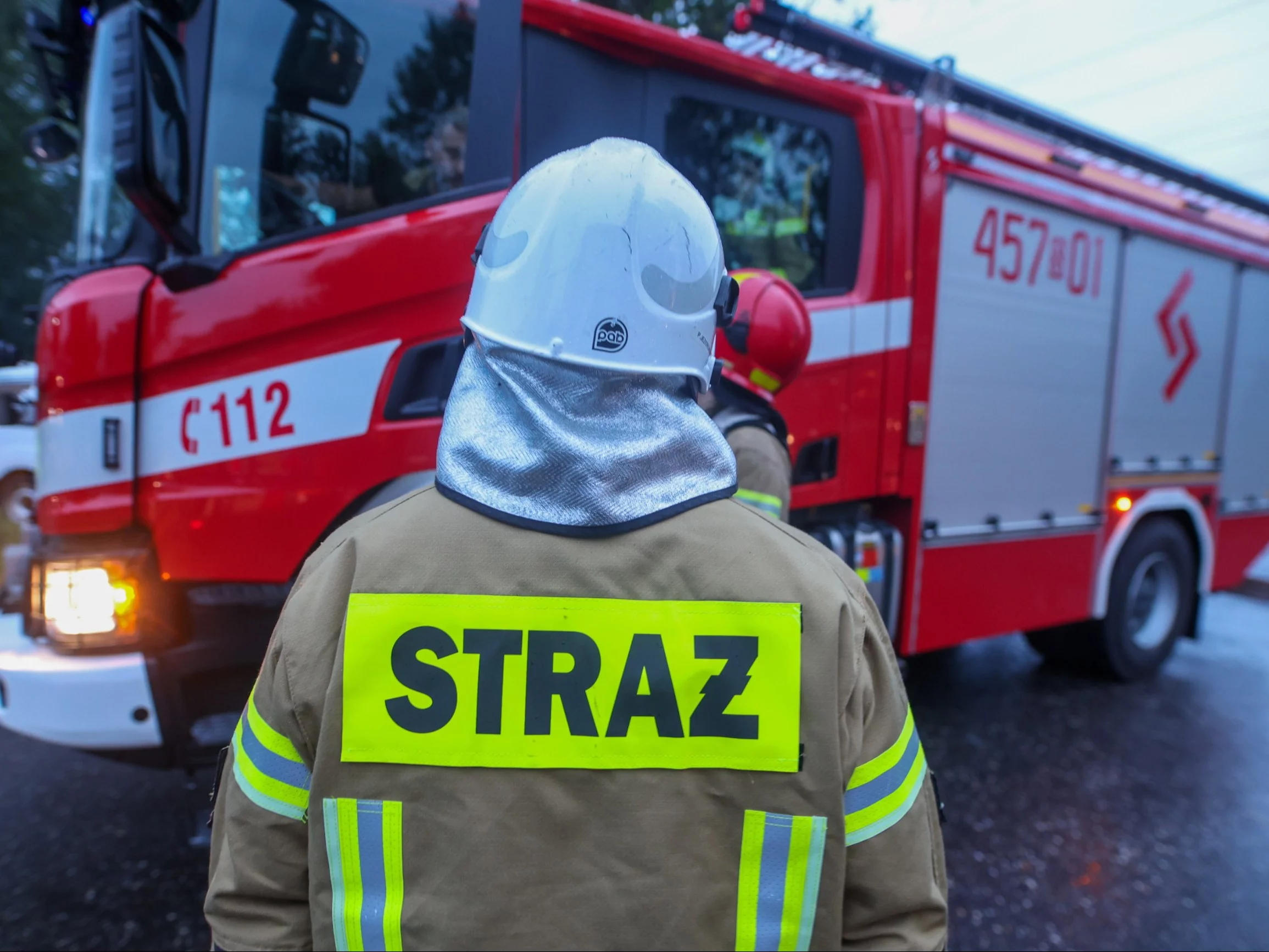 Pożar w zakładzie chemicznym w Sochaczewie
