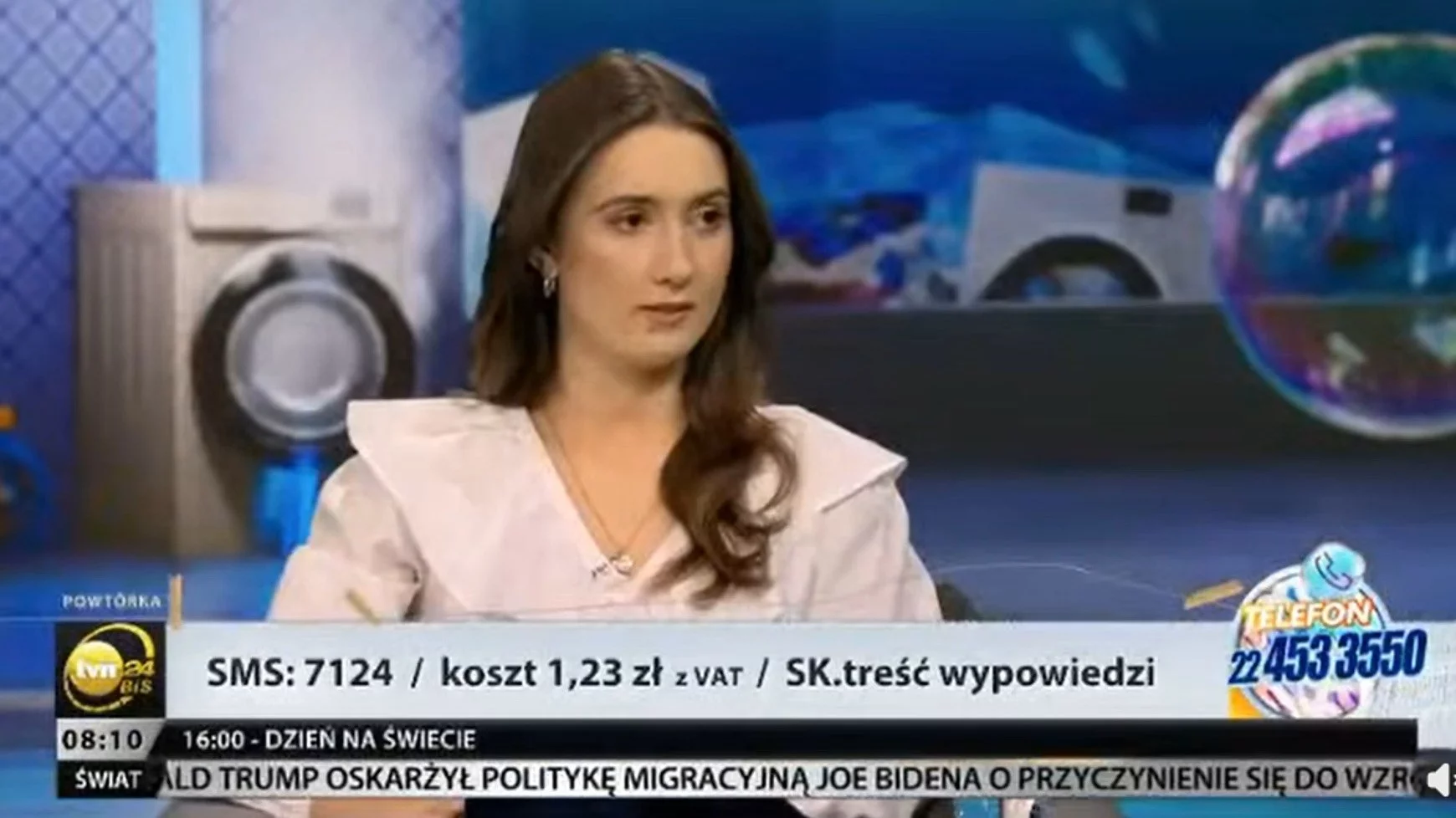 Aleksandra Walczak w programie "Szkło kontaktowe"