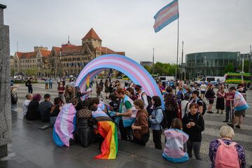 Poznań, 13.04.2024. "Marsz Równości i Dzień Widoczności Osób Trans"
