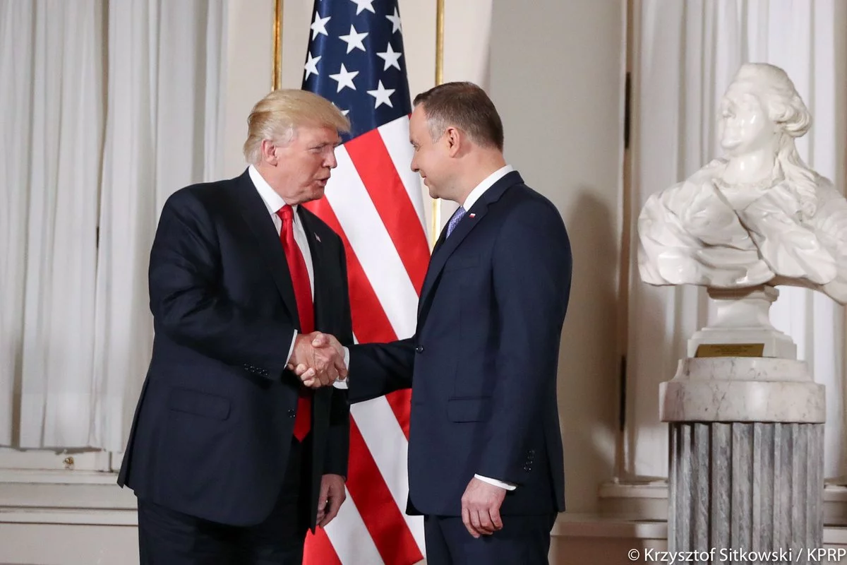 Donald Trump i Andrzej Duda