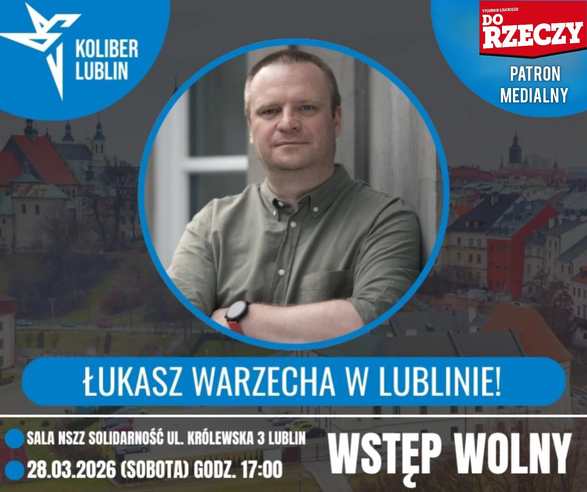 Spotkanie z redaktorem Łukaszem Warzechą