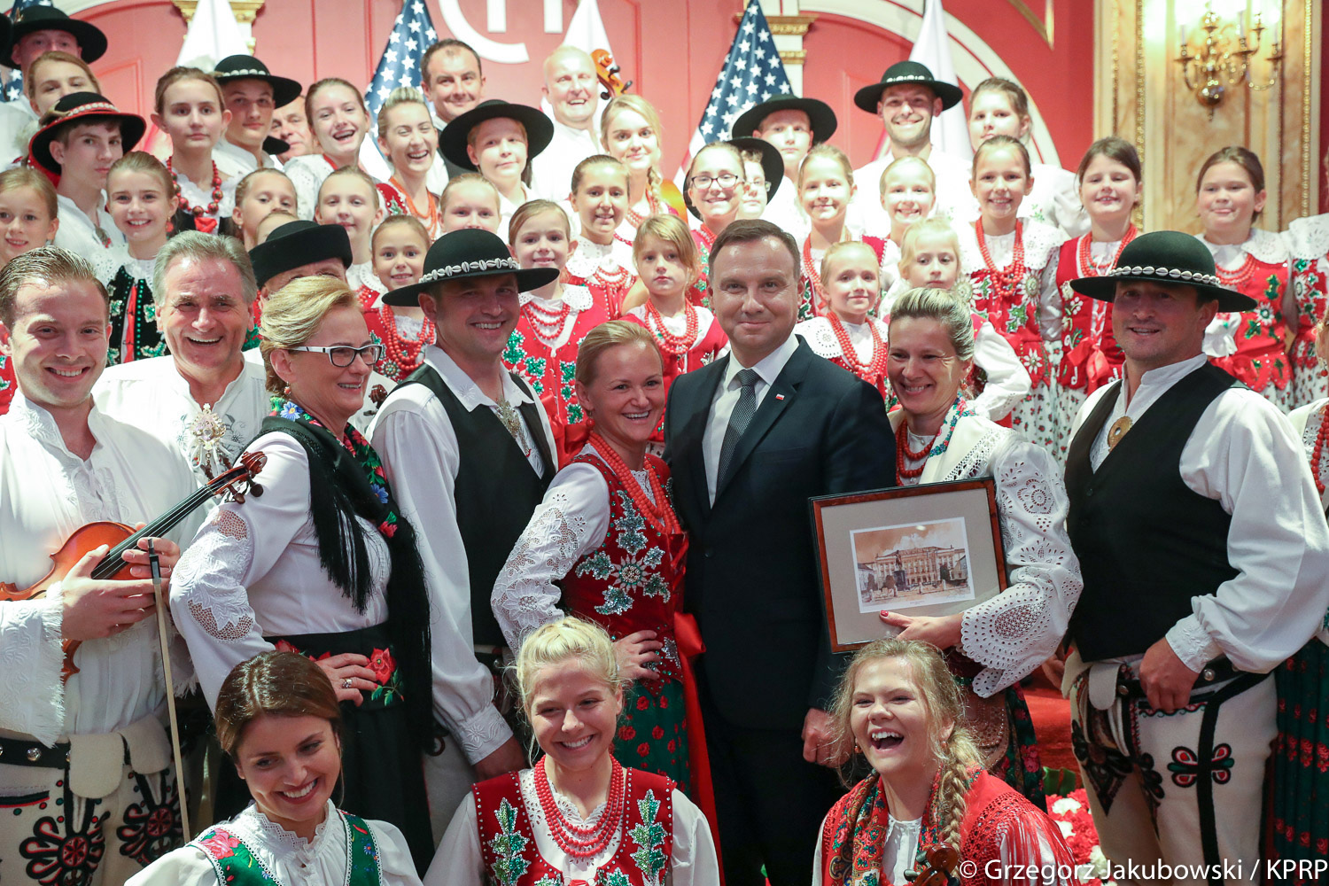 Prezydent Andrzej Duda z Polonią