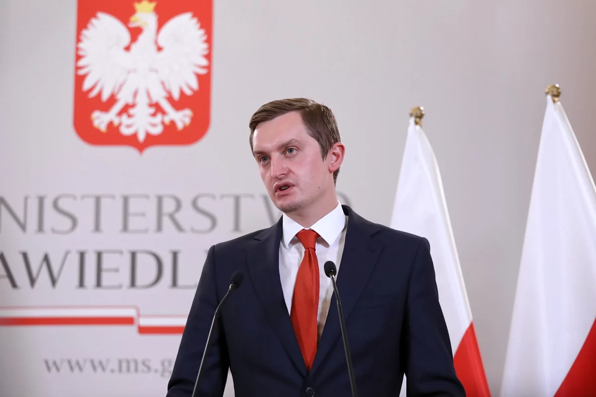 Wiceminister sprawiedliwości Sebastian Kaleta