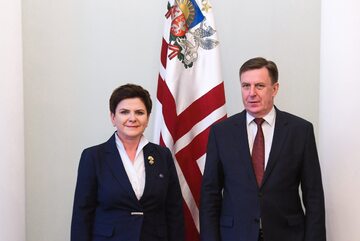 Premier Beata Szydło na Łotwie